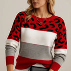 Velora | Leopard Knit Sweater