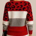 Velora | Leopard Knit Sweater