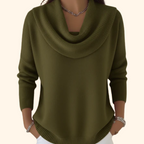 Aveline | Cowl Neck Knit Jumper