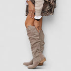 Georgiana | Slouch Western Knee Boots