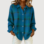 Anna | Plaid Knit Cardigan
