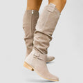 Georgiana | Slouch Western Knee Boots
