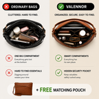Premium Leather Hobo Anti-Theft Handbag + FREE Pouch Wallet