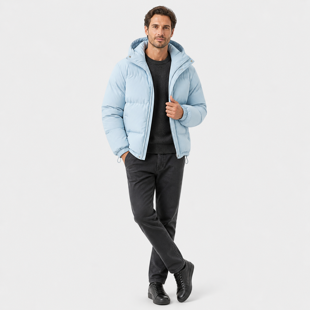 Unisex Hooded Cotton Puffer Jacket