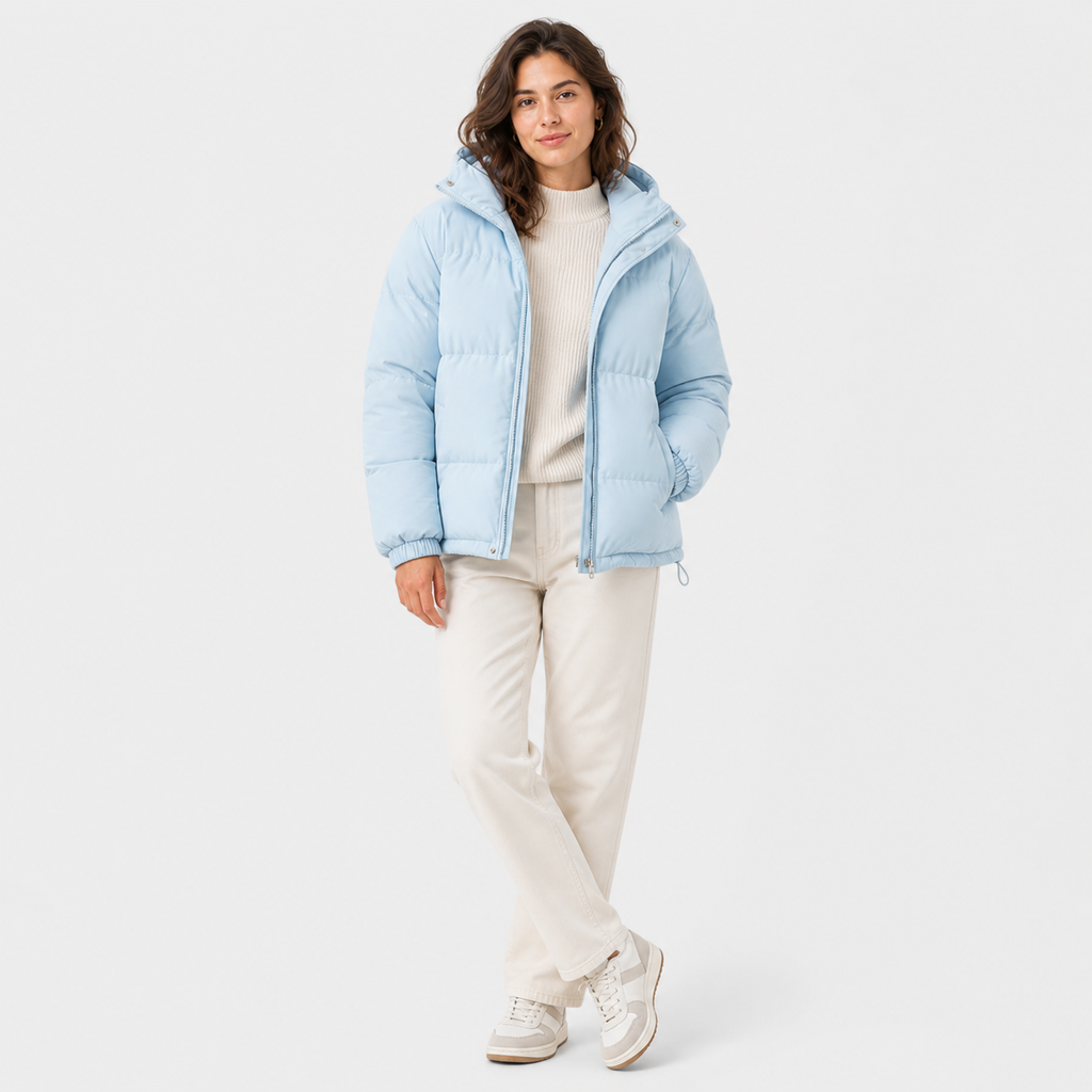 Unisex Hooded Cotton Puffer Jacket