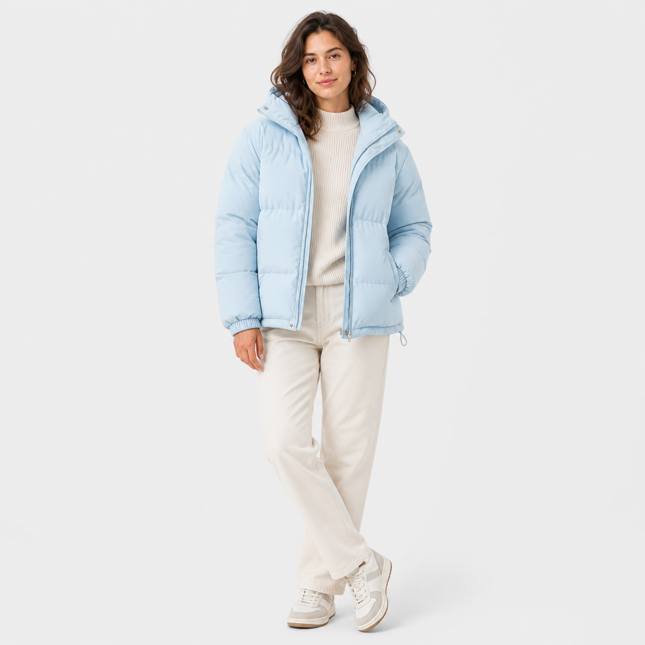 Unisex Hooded Cotton Puffer Jacket