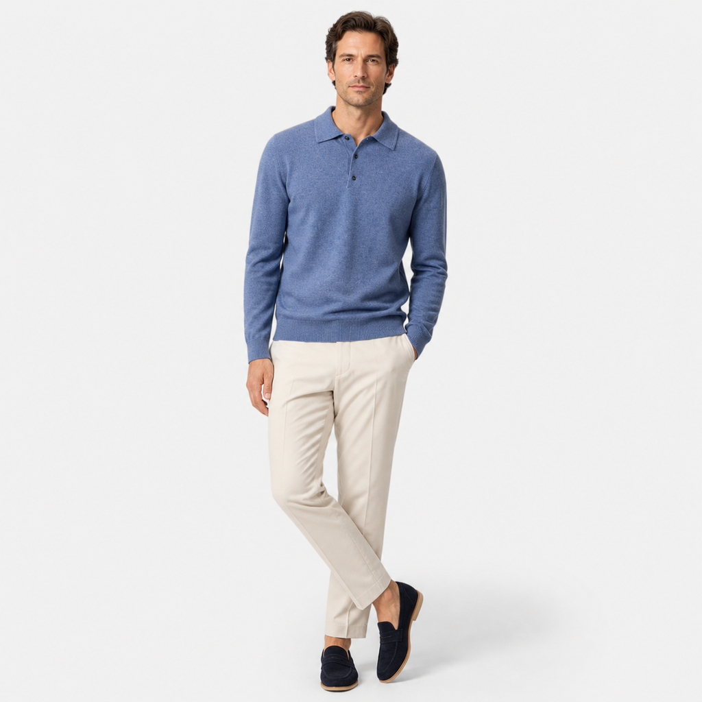 Men’s Merino Wool Polo knit