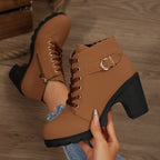 The Elowen Lace-Up Ankle Boots