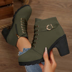 The Elowen Lace-Up Ankle Boots