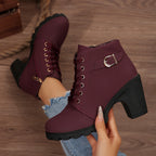 The Elowen Lace-Up Ankle Boots