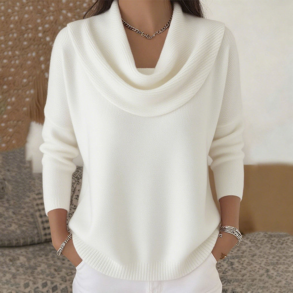 Aveline | Cowl Neck Knit Jumper