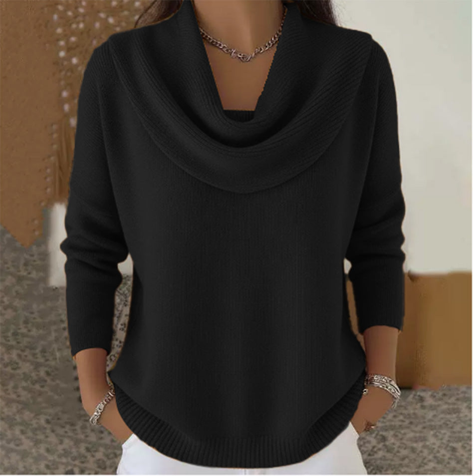 Aveline | Cowl Neck Knit Jumper