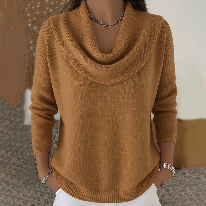 Aveline | Cowl Neck Knit Jumper