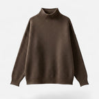 Elara | Soft Ribbed Turtleneck Jumper