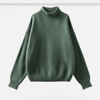 Elara | Soft Ribbed Turtleneck Jumper