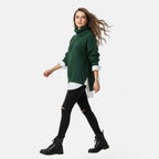 Elara | Soft Ribbed Turtleneck Jumper