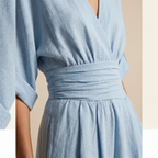 Elegant V-Neck High-Waist Jumpsuit