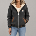 Harper | Sherpa-Lined Quilted Hooded Jacket