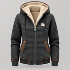 Harper | Sherpa-Lined Quilted Hooded Jacket