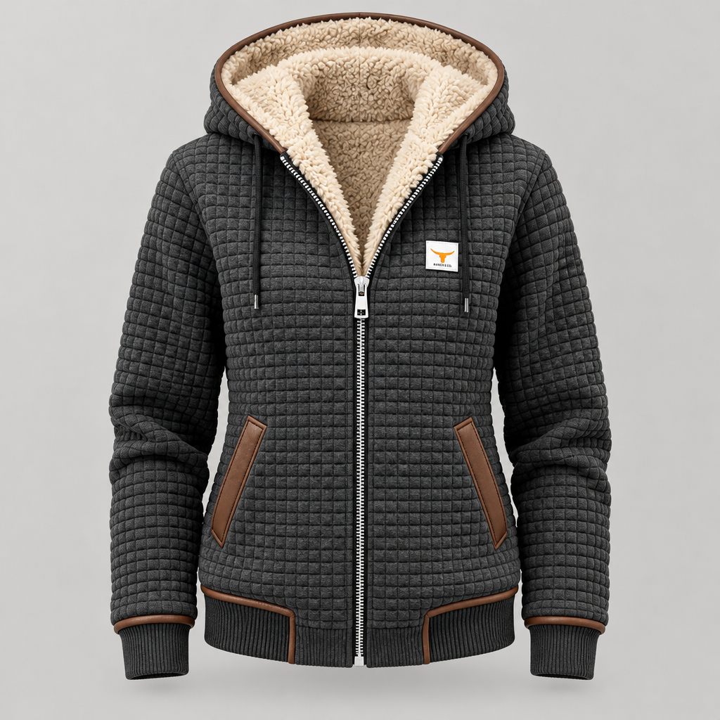 Harper | Sherpa-Lined Quilted Hooded Jacket