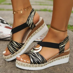 Amelia| Supportive Comfort Wedge Sandals