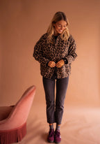 Sienna | Leopard Bomber Jacket