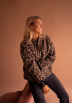 Sienna | Leopard Bomber Jacket