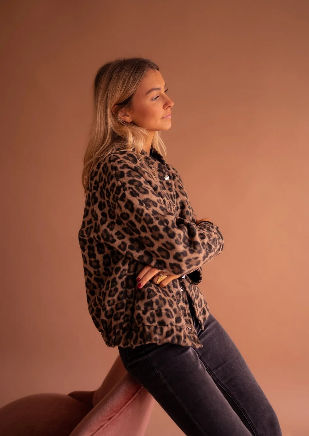 Sienna | Leopard Bomber Jacket