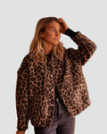 Sienna | Leopard Bomber Jacket