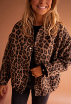 Sienna | Leopard Bomber Jacket