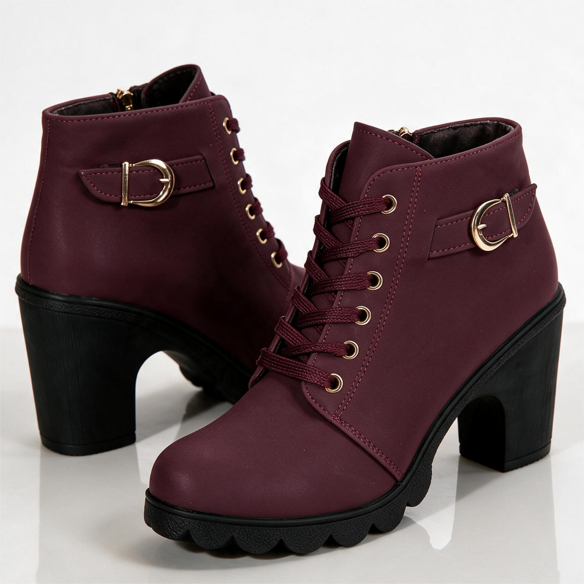 The Elowen Lace-Up Ankle Boots