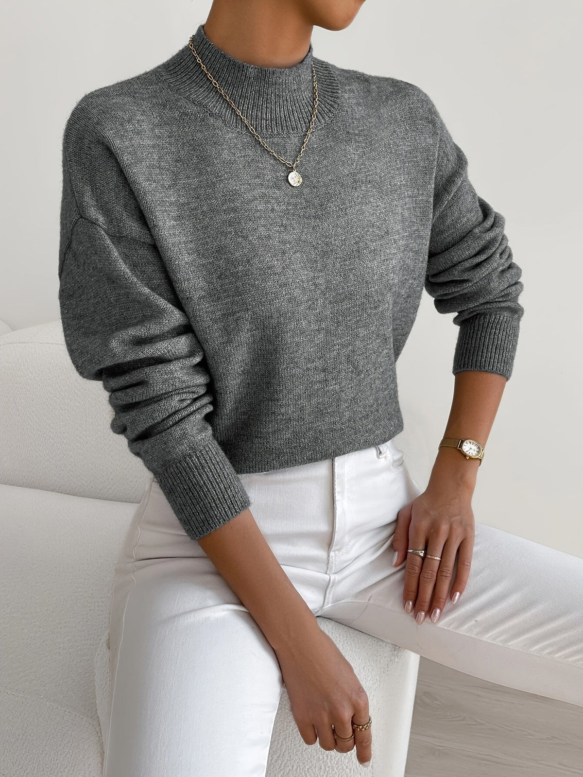 Clara | Classic Crew Neck Jumper