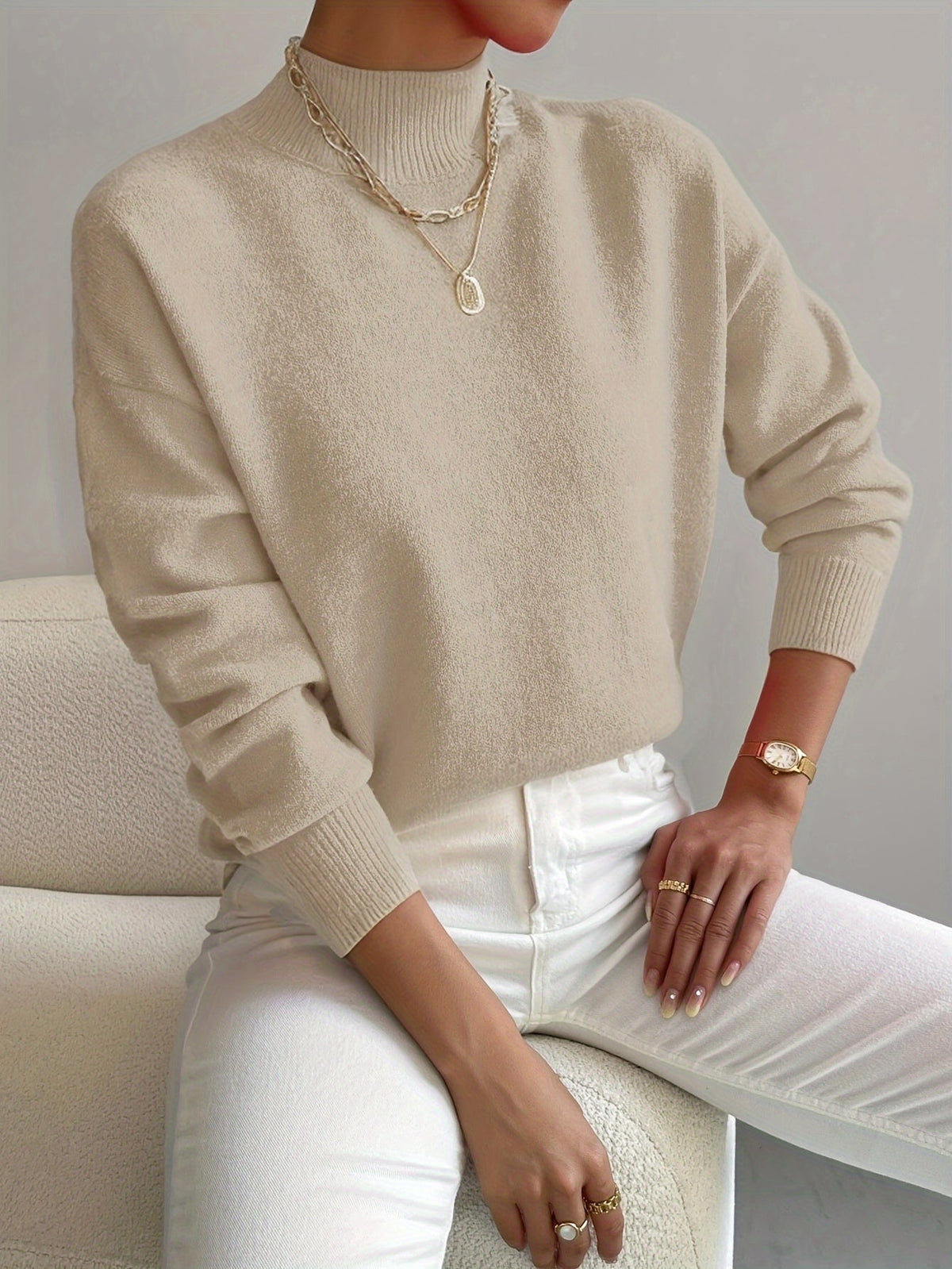 Clara | Classic Crew Neck Jumper