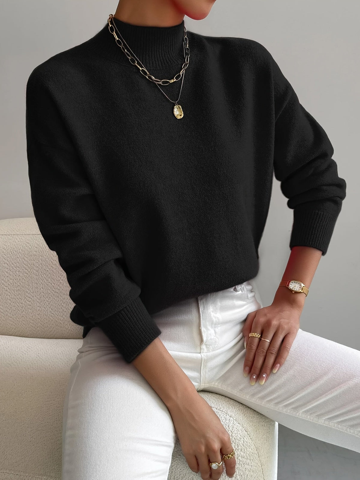 Clara | Classic Crew Neck Jumper