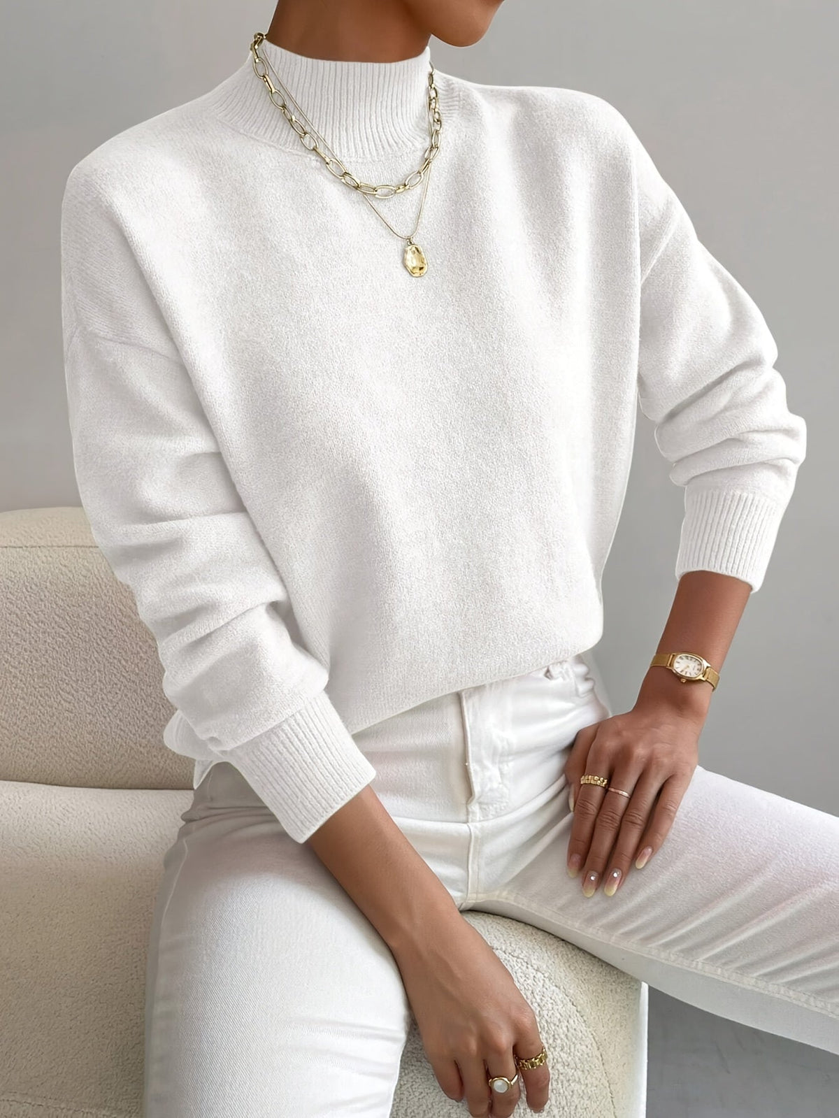 Clara | Classic Crew Neck Jumper