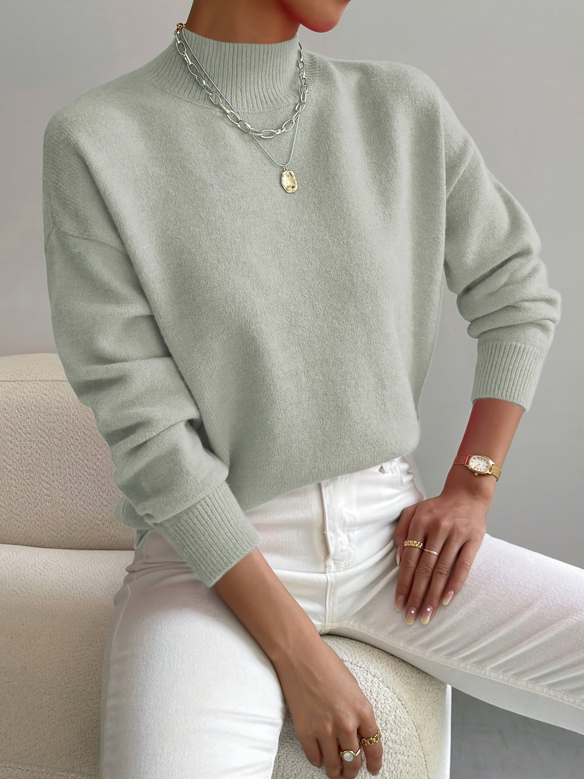 Clara | Classic Crew Neck Jumper