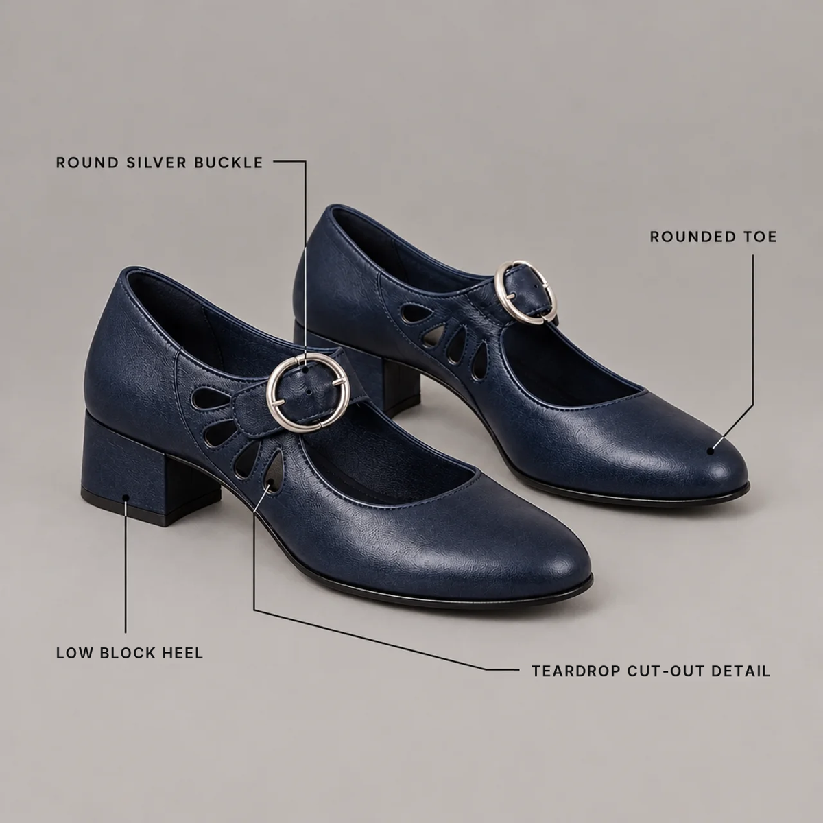 Margot | Heeled Mary Jane Shoes